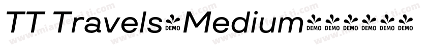 TT Travels-Medium字体转换